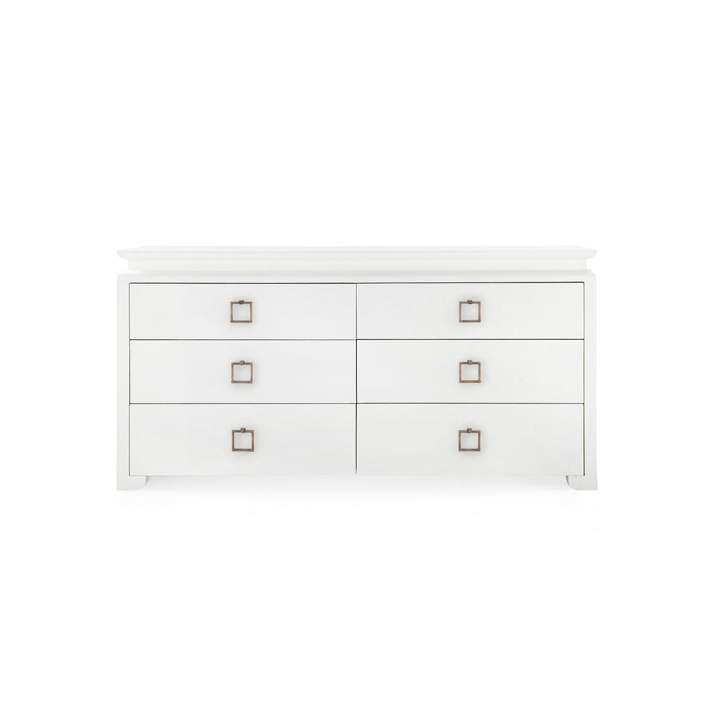 Elina Extra Large 6-Drawer - Vanilla