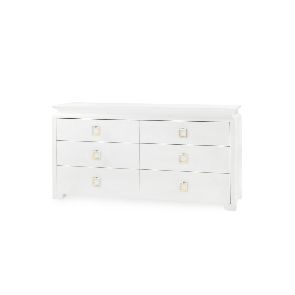 Elina Extra Large 6-Drawer - Vanilla