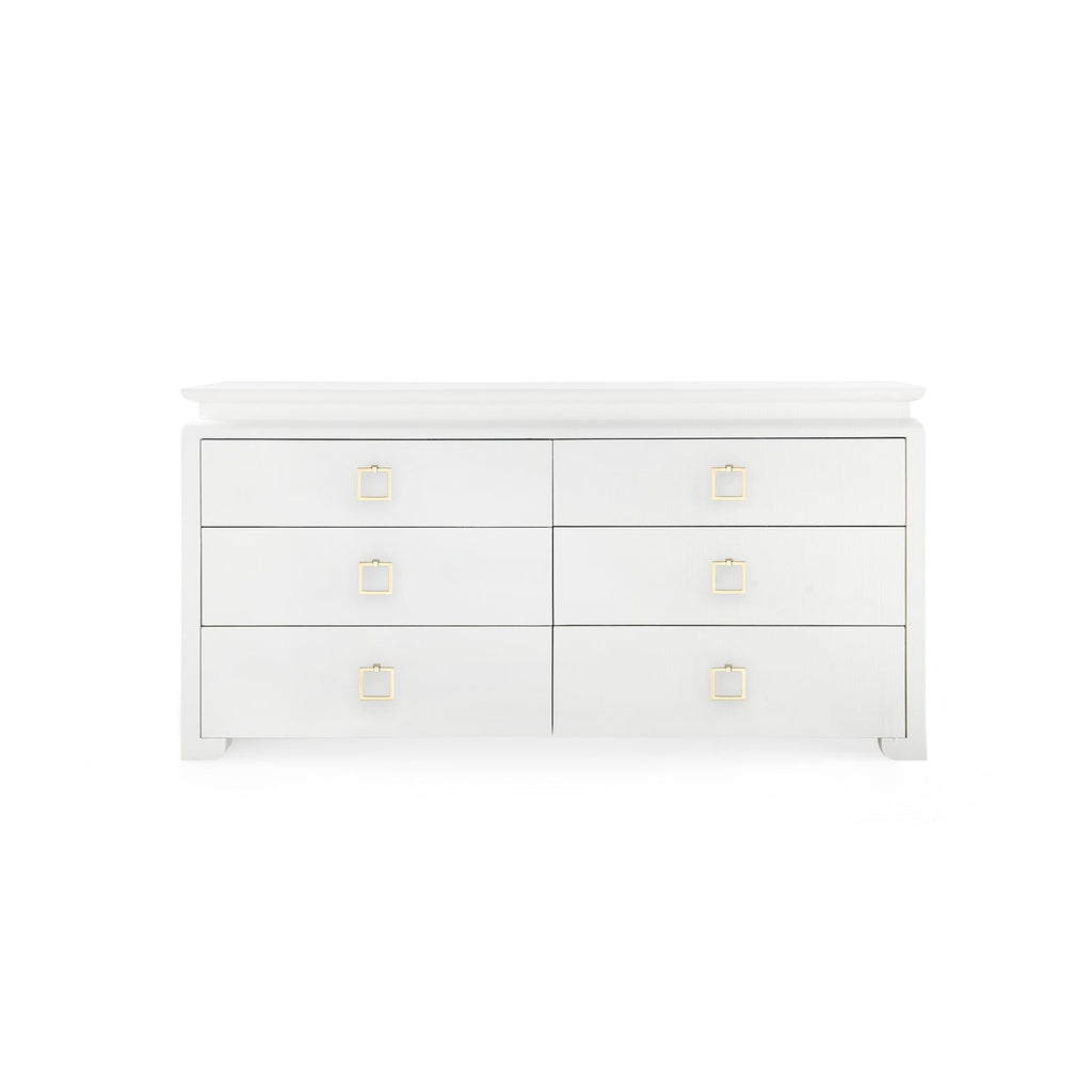 Elina Extra Large 6-Drawer - Vanilla