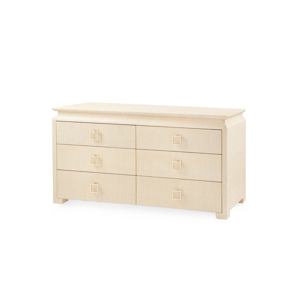 Elina Extra Large 6-Drawer - Natural Twill