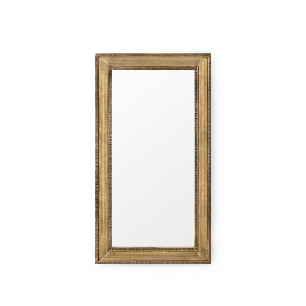 Ellen Small Mirror - Antique Brass