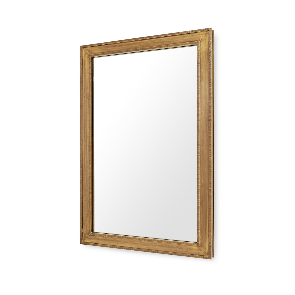 Ellen Large Mirror - Antique Brass