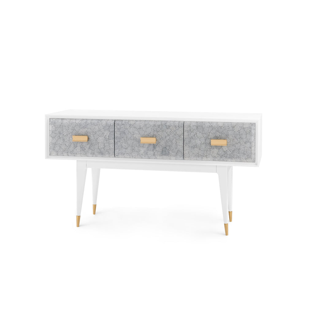 Elisa Console - Mottled Gray