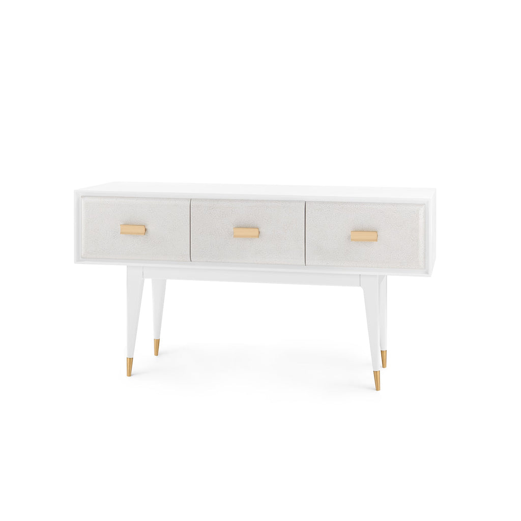 Elisa Console - Mottled White