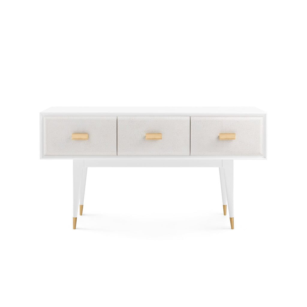 Elisa Console - Mottled White