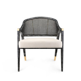 Edward Lounge Chair - Jet Black