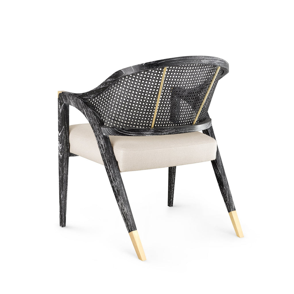 Edward Lounge Chair - Jet Black