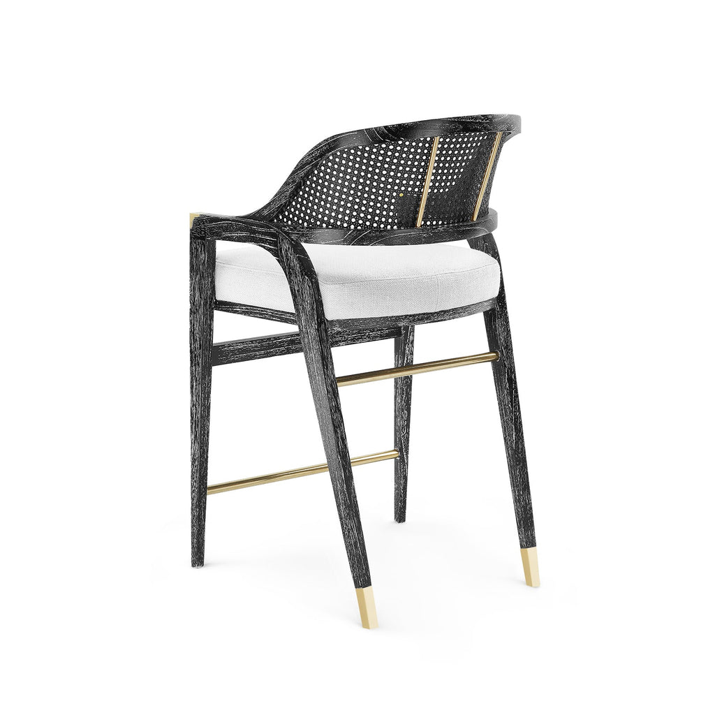 Edward Counter Stool - Jet Black