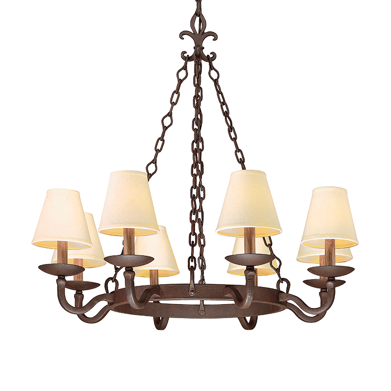 Lyon Chandelier 26" - Burnt Sienna