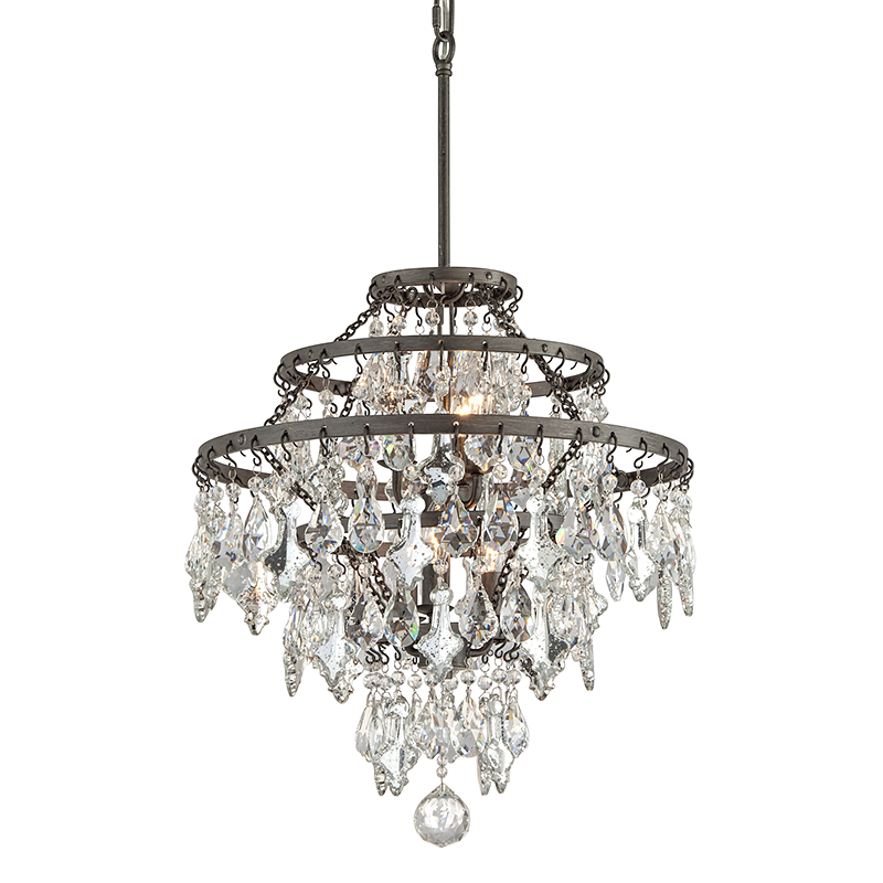 Meritage Chandelier 26" - Graphite