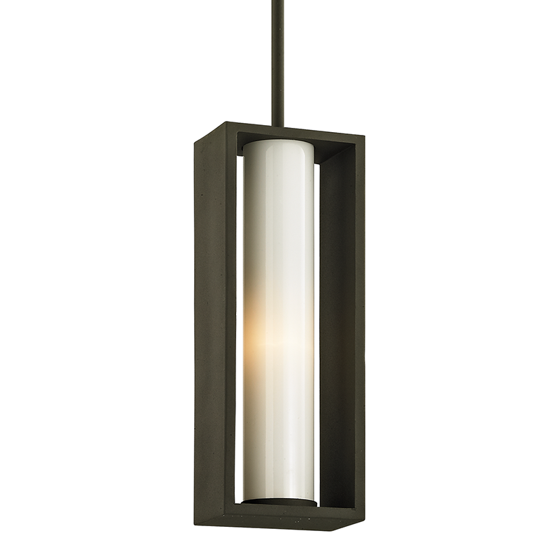 Mondrian Hanging Lantern - Textured Bronze