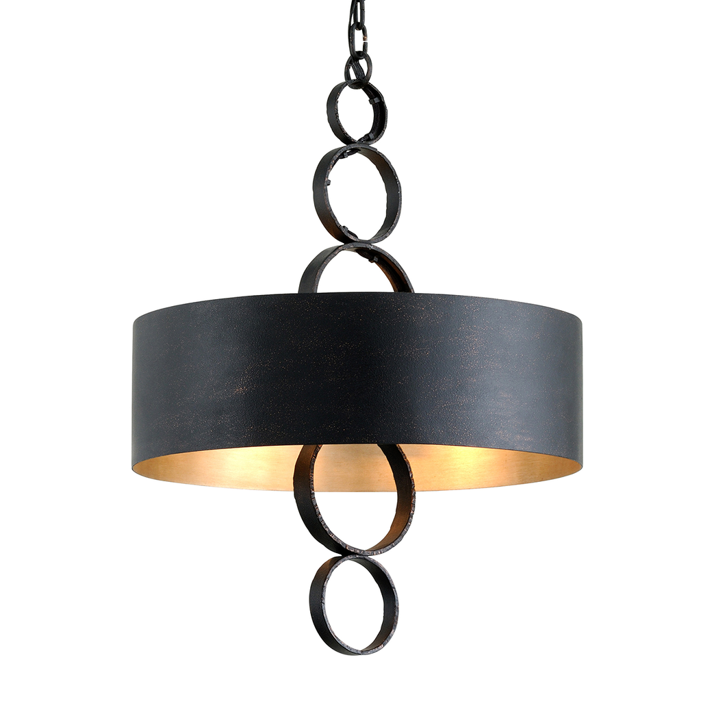 Rivington Pendant 27" - Charred Copper