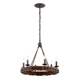 Nest Chandelier 20" - Brooklyn Bronze