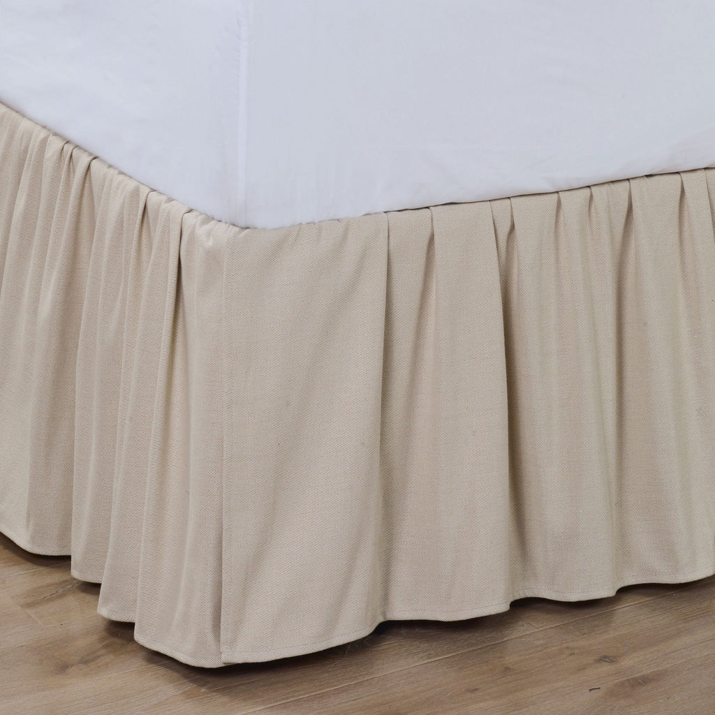 Linen Ruffled Bedskirt, King