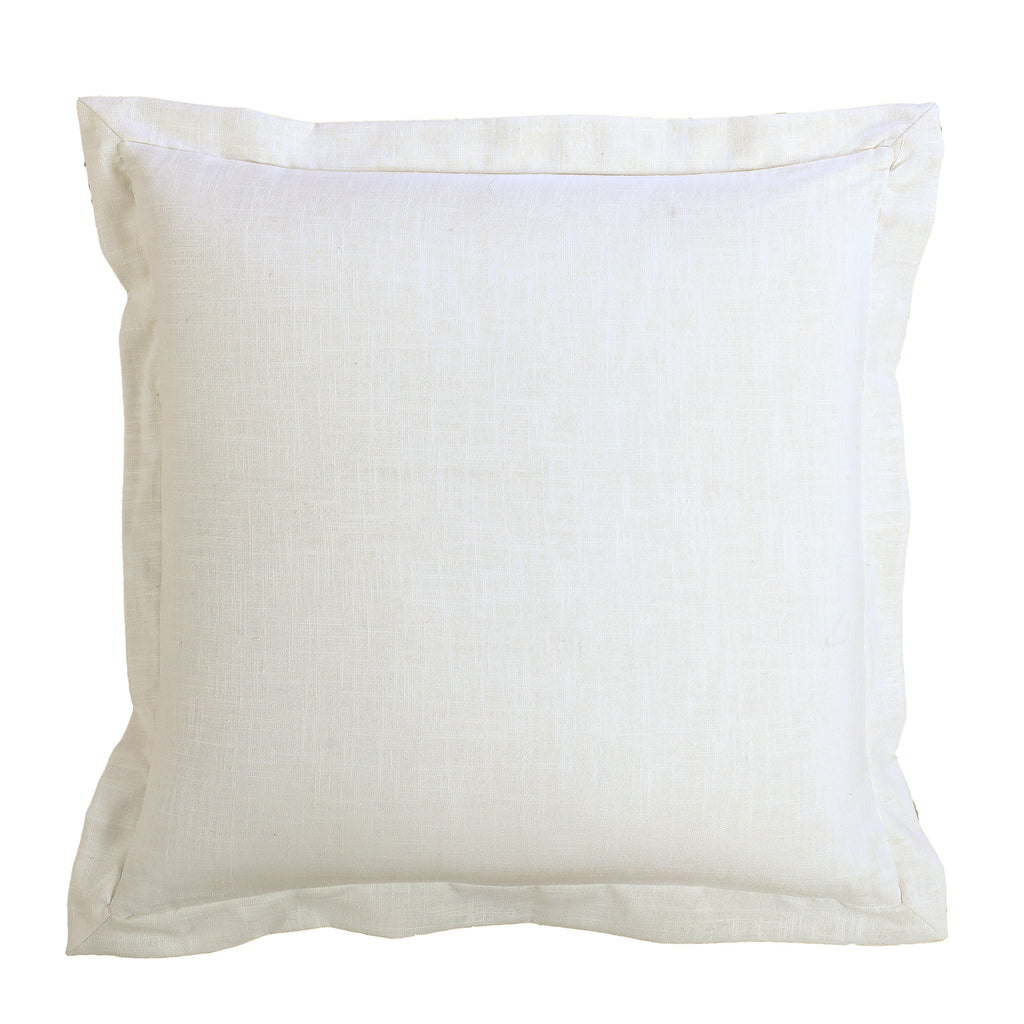 White Linen Euro Sham, 27x27