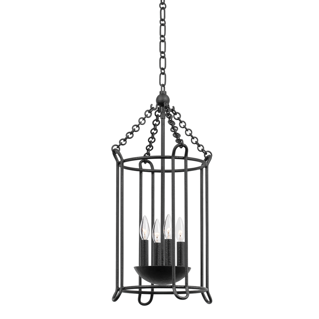 Lassen 4 Light Lantern - Black Iron