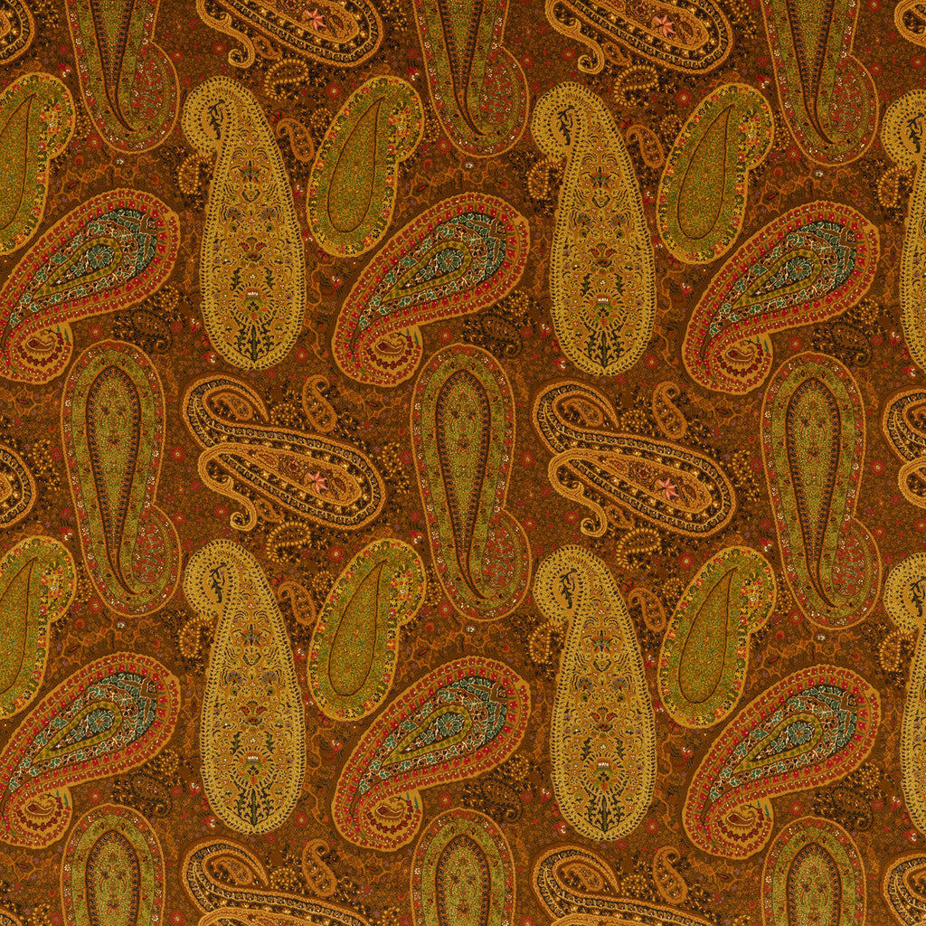 Peregrine Paisley Velvet - Spice