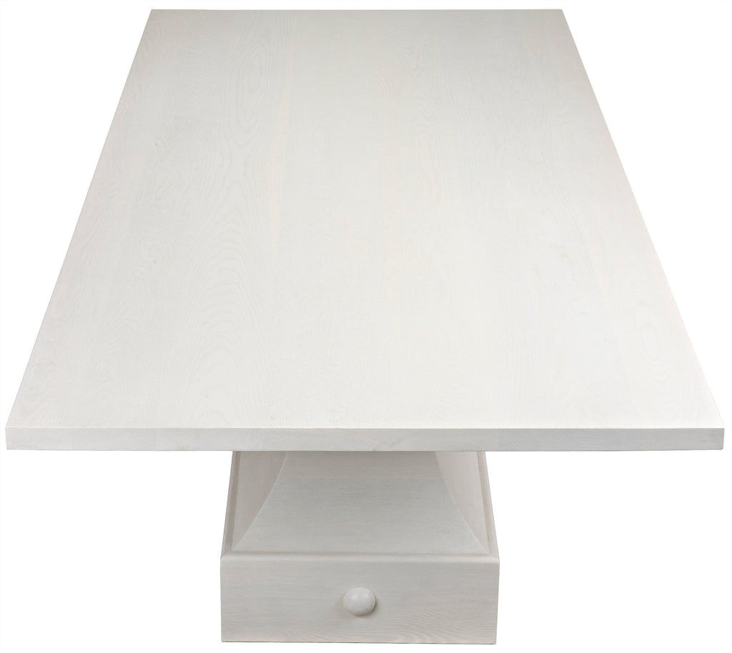 Zinnia Dining Table, Oak - Angel White