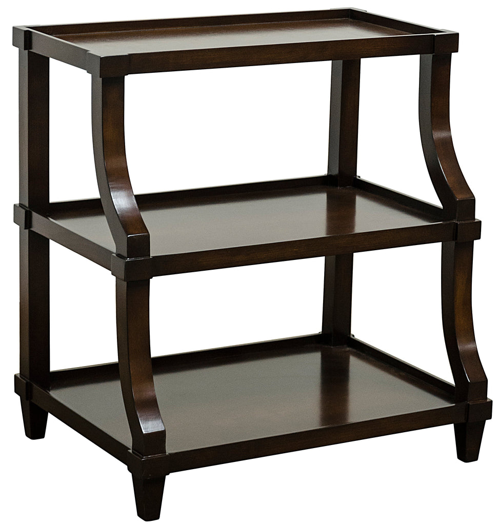 Carlsbad Side Table, Alder - Espresso