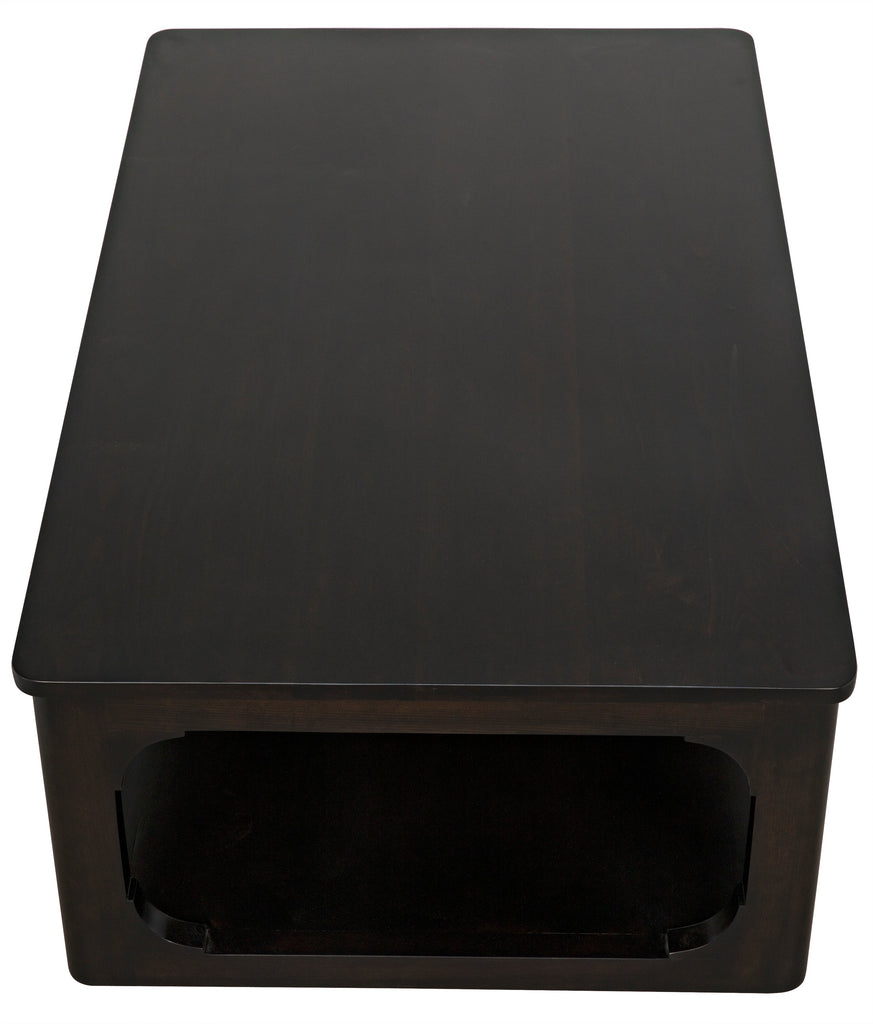 Gimso Coffee Table, Small, Alder - Espresso