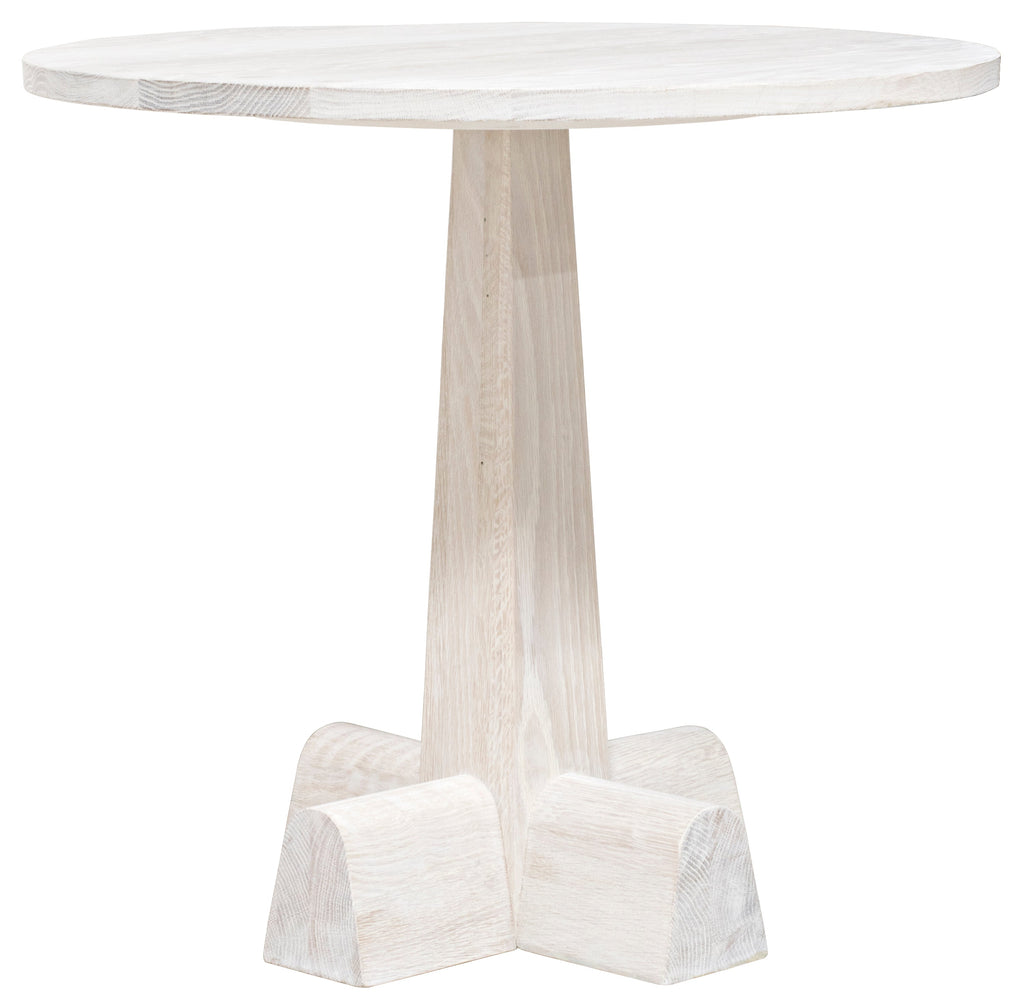 Camellia Round Side Table, Oak - Washed Oak