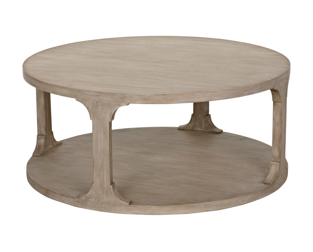 Gimso Small Round Coffee Table, Alder - Sand