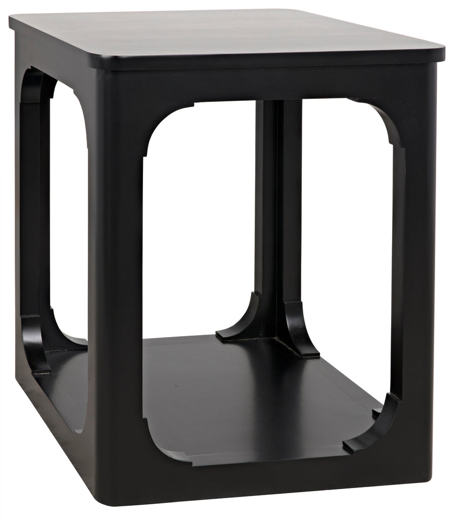 Gimso Side Table, Alder - Black