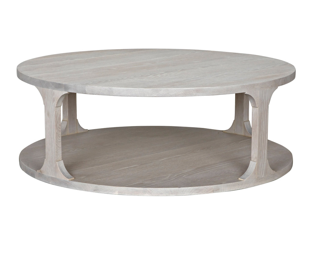 Gimso Round Coffee Table, Oak - Washed Oak