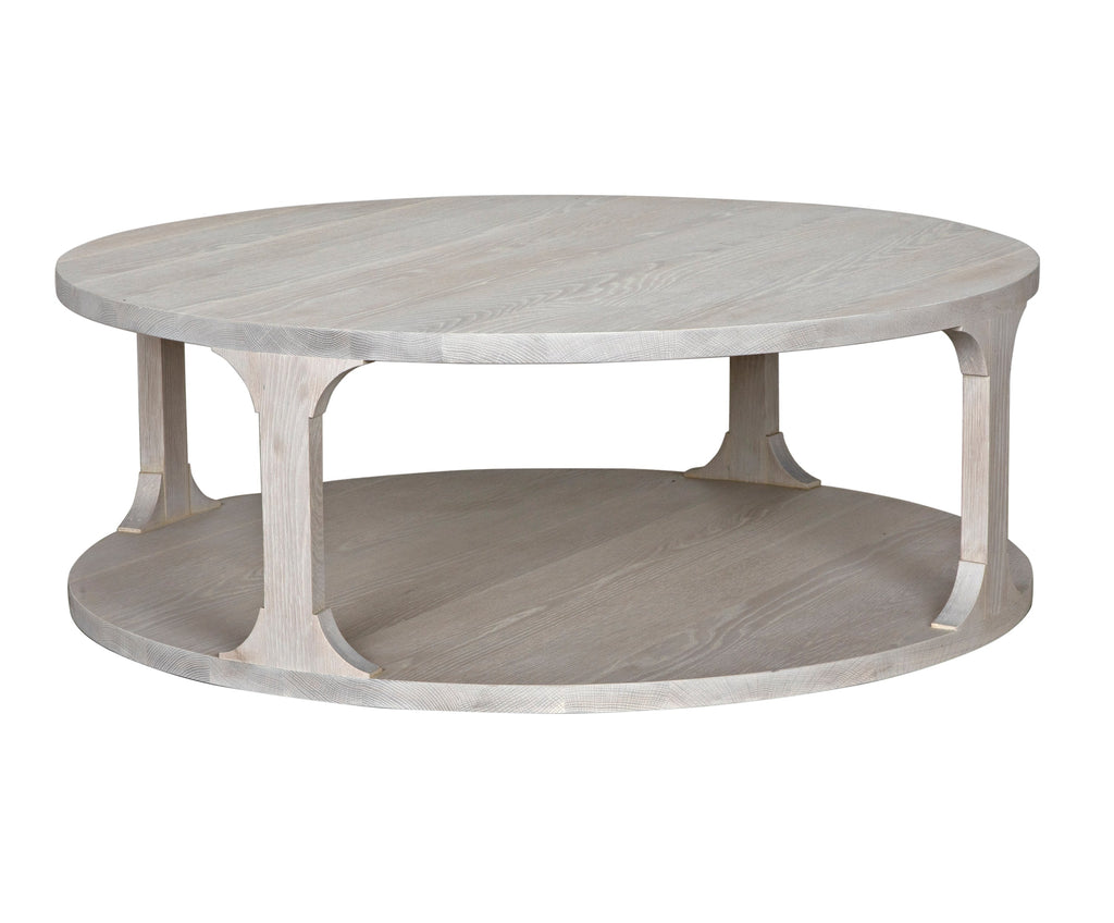 Gimso Round Coffee Table, Oak - Washed Oak