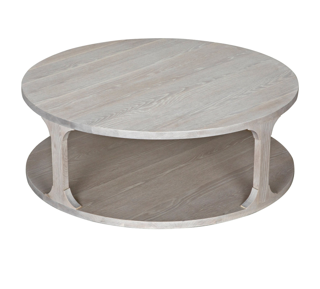 Gimso Round Coffee Table, Oak - Washed Oak