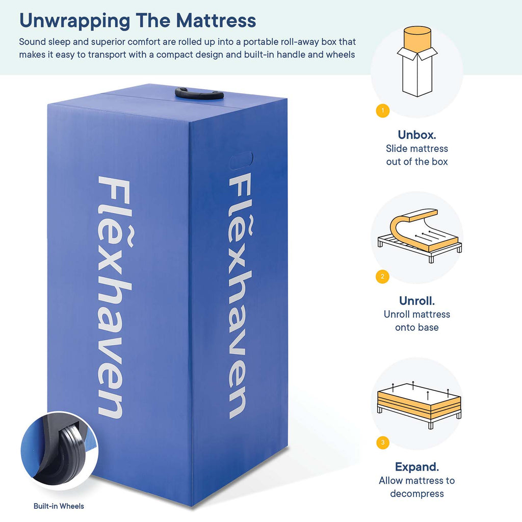 Flexhaven 10" King Memory Mattress