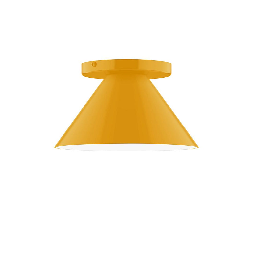 8" Axis Mini Cone Flush Mount, Bright Yellow - FMD421-21