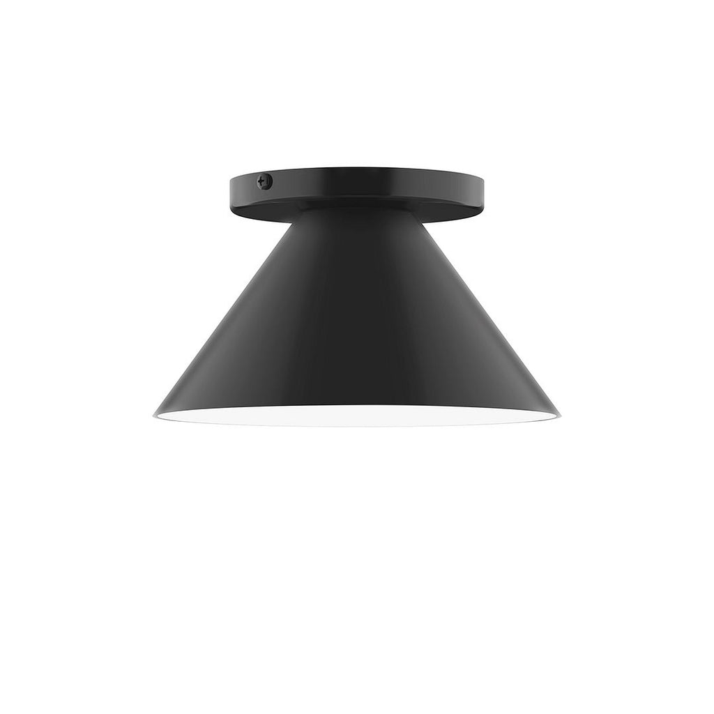 8" Axis Mini Cone Flush Mount, Black - FMD421-41