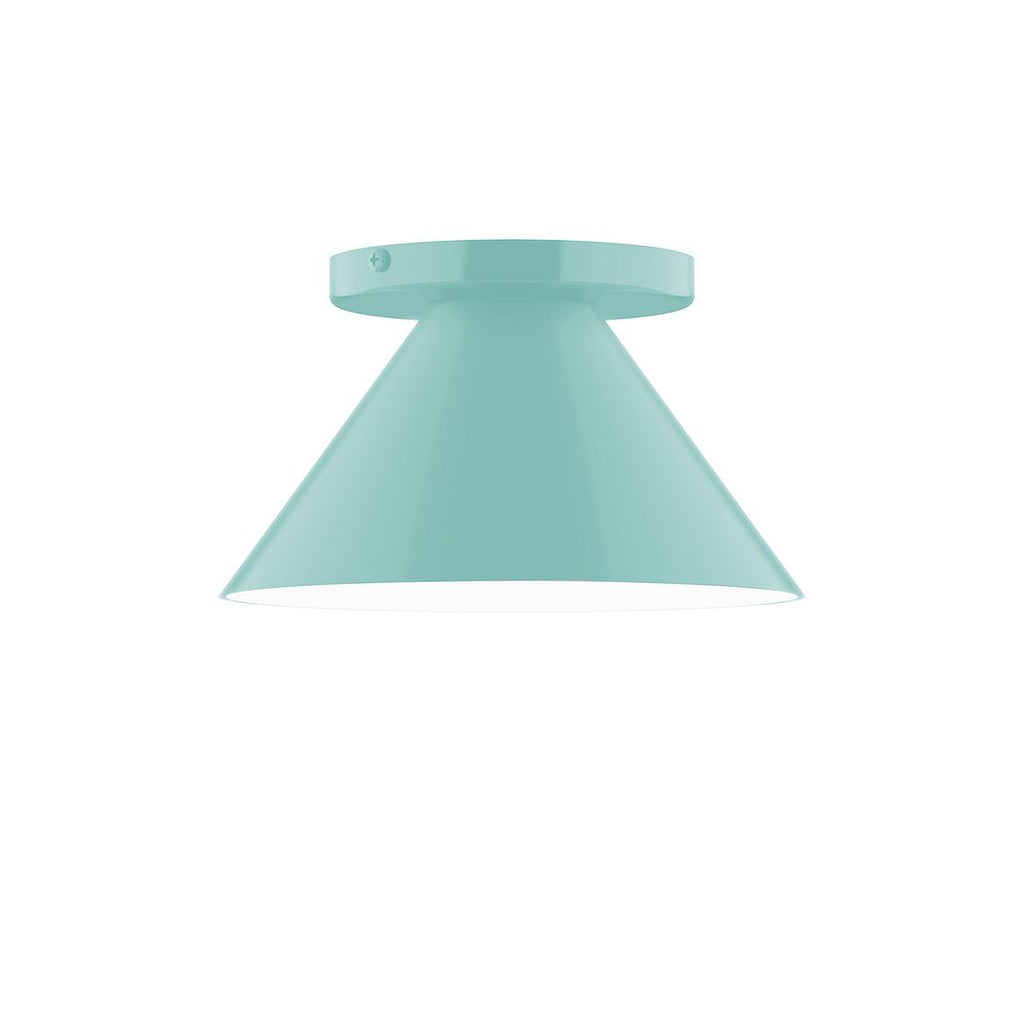 8" Axis Mini Cone Flush Mount, Sea Green - FMD421-48