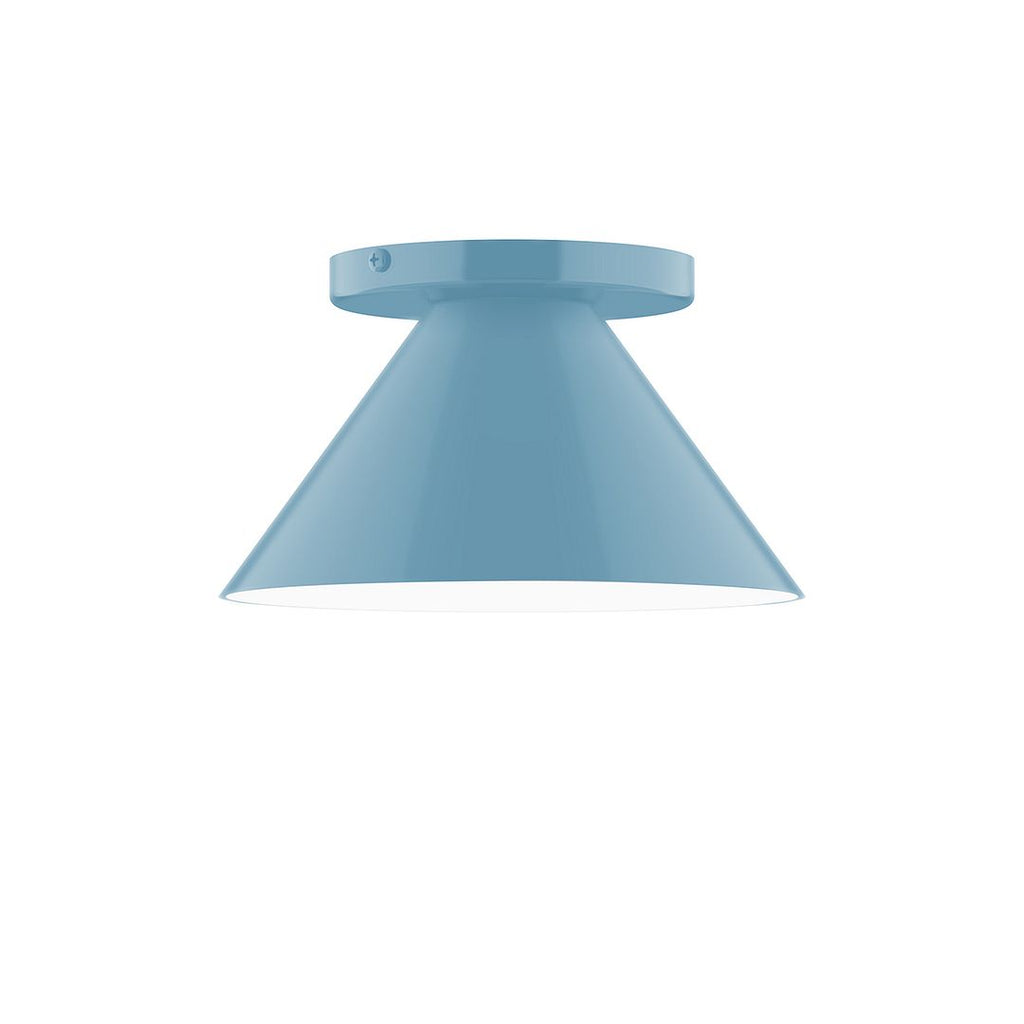 8" Axis Mini Cone Flush Mount, Light Blue - FMD421-54