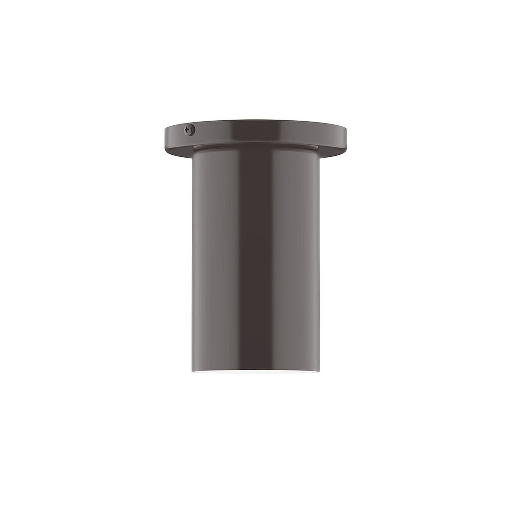 3.5" X 6" Axis Mini Cylinder Flush Mount, Architectural Bronze - FMD425-51