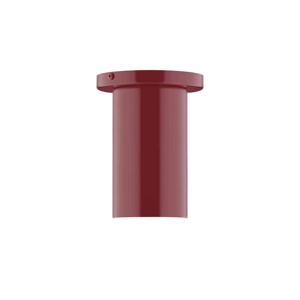 3.5" X 6" Axis Mini Cylinder Flush Mount, Barn Red - FMD425-55