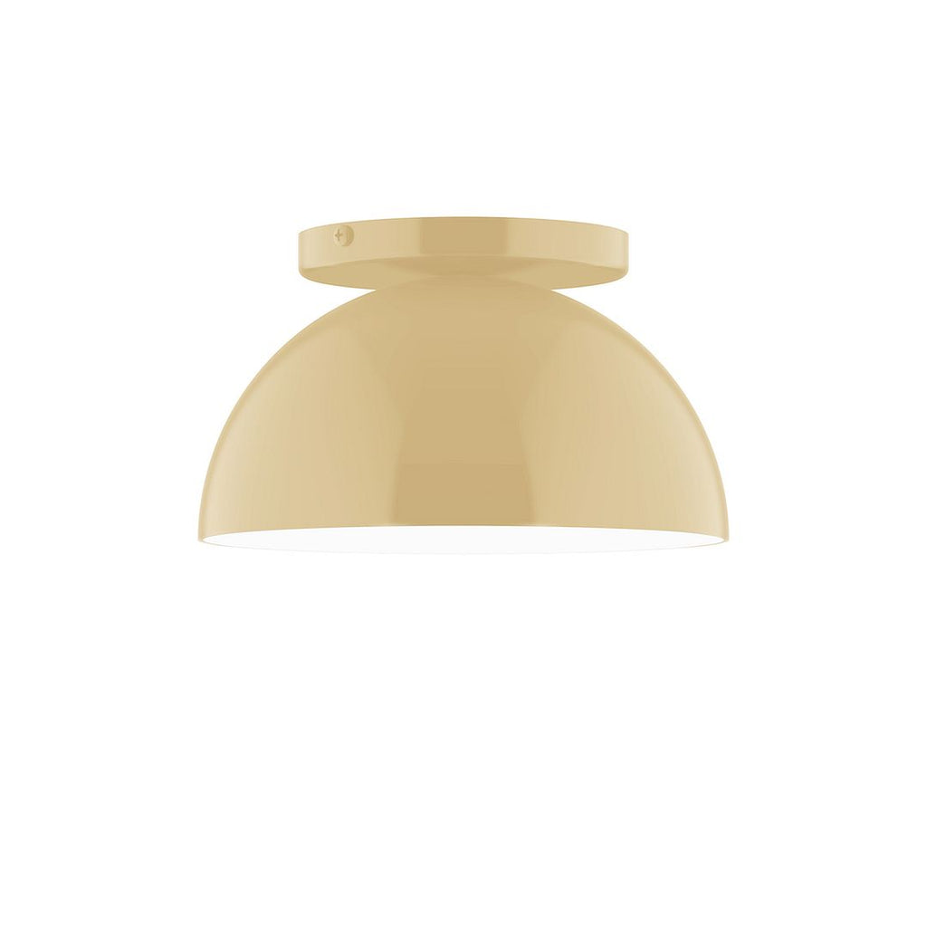 8" Axis Mini Dome Flush Mount, Ivory - FMD431-17