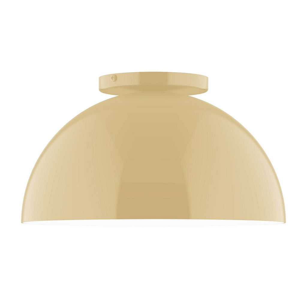 12" Axis Dome Flush Mount, Ivory - FMD432-17