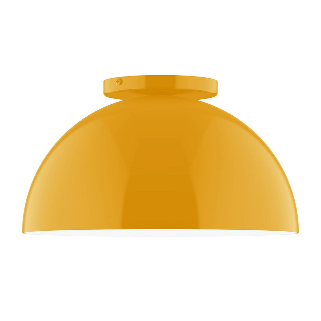 12" Axis Dome Flush Mount, Bright Yellow - FMD432-21