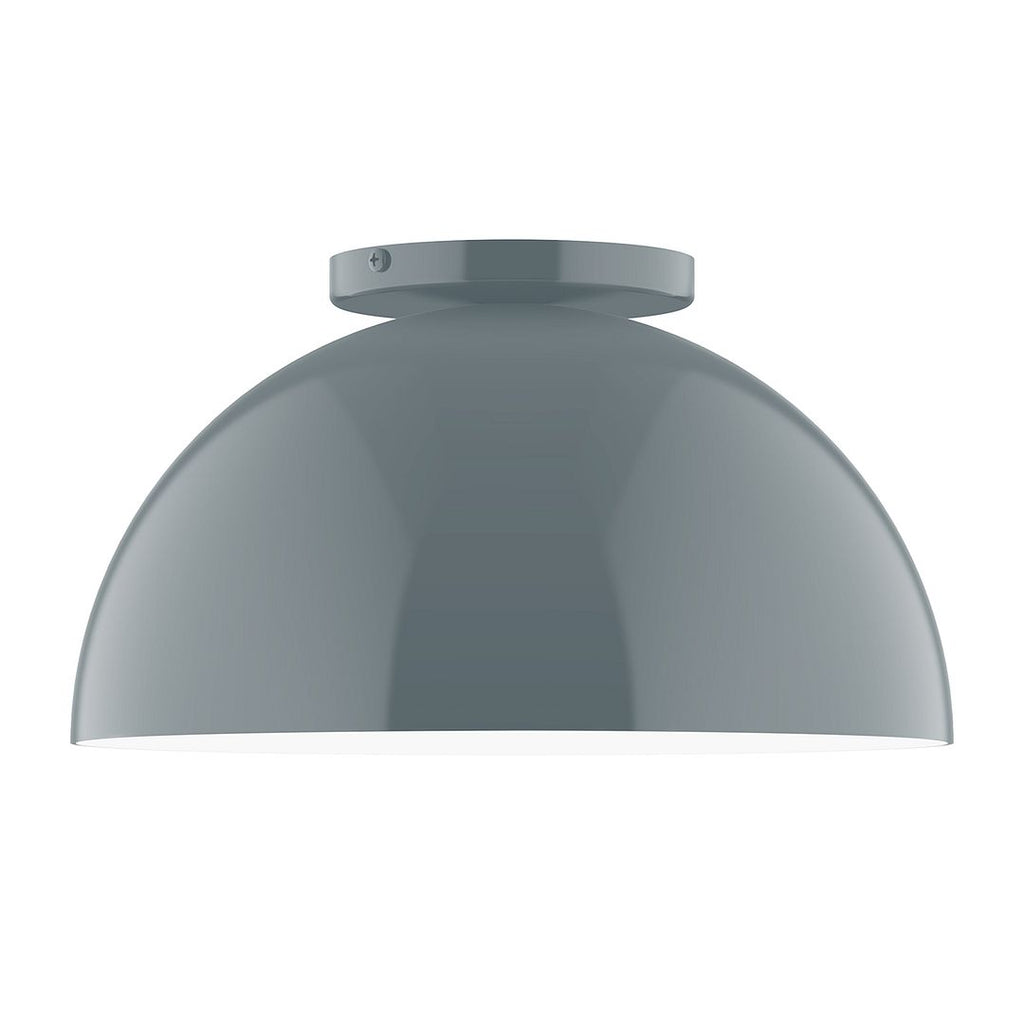 12" Axis Dome Flush Mount, Slate Gray - FMD432-40