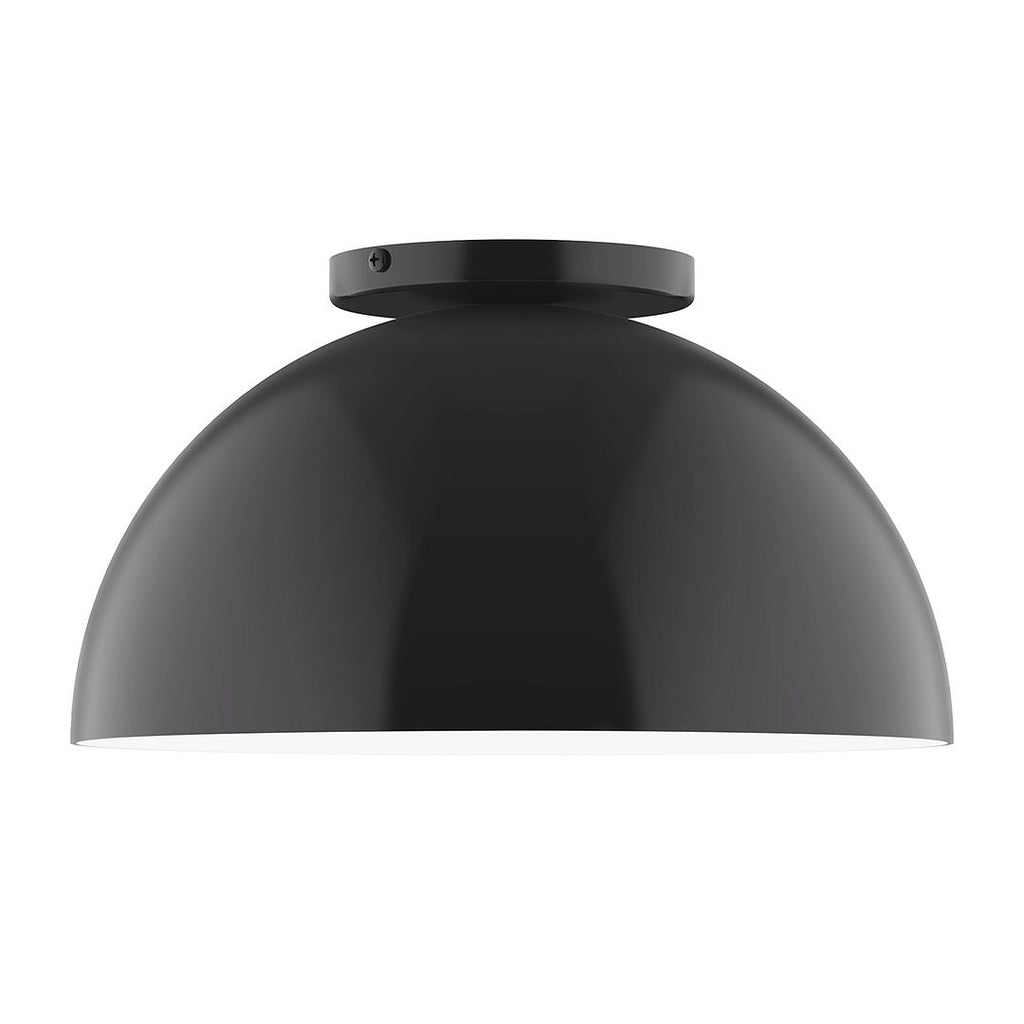 12" Axis Dome Flush Mount, Black - FMD432-41