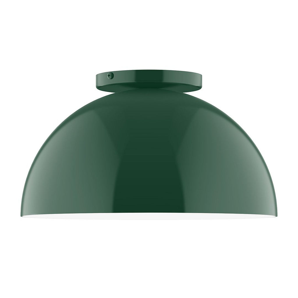 12" Axis Dome Flush Mount, Forest Green - FMD432-42