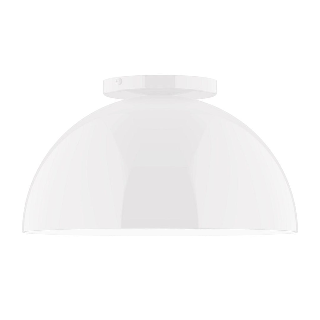 12" Axis Dome Flush Mount, White - FMD432-44