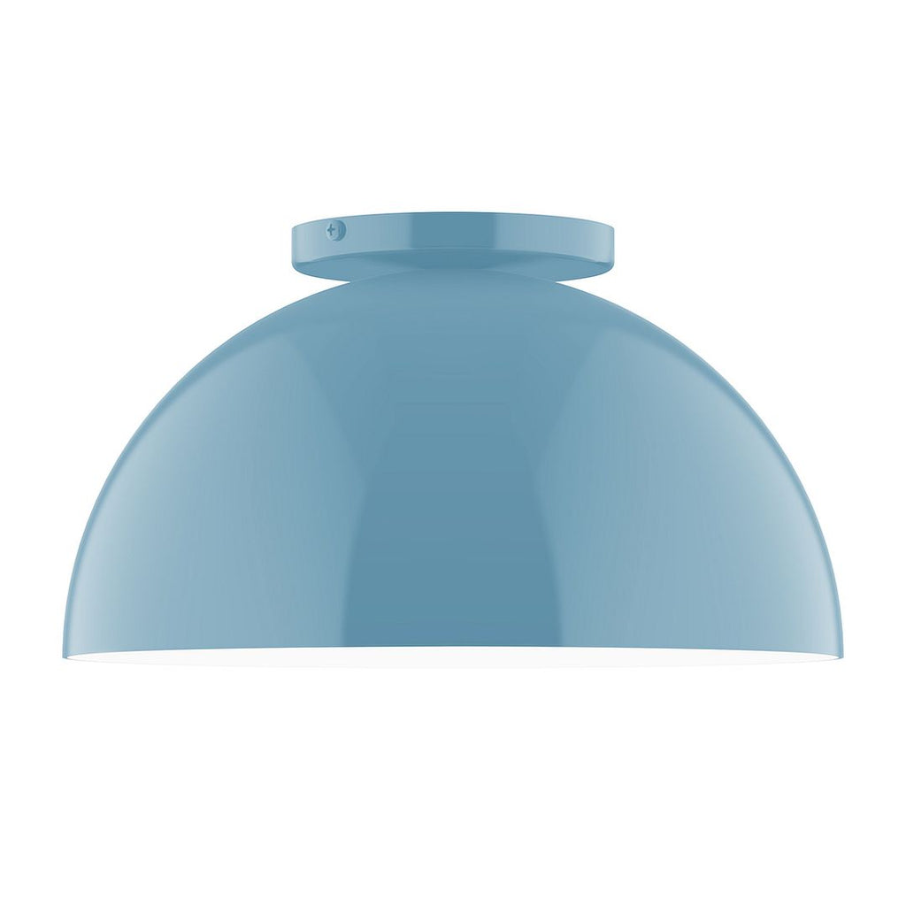 12" Axis Dome Flush Mount, Light Blue - FMD432-54