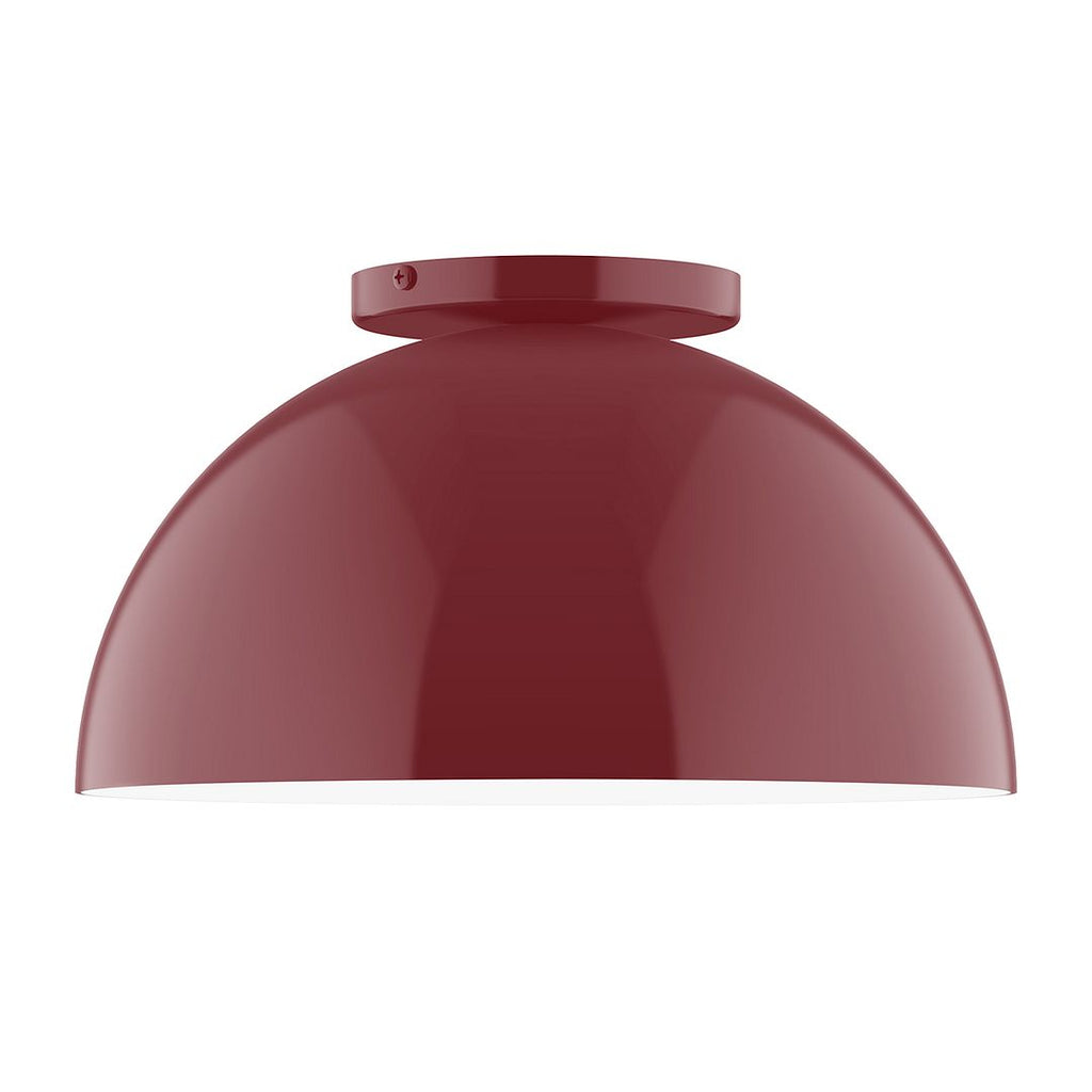 12" Axis Dome Flush Mount, Barn Red - FMD432-55