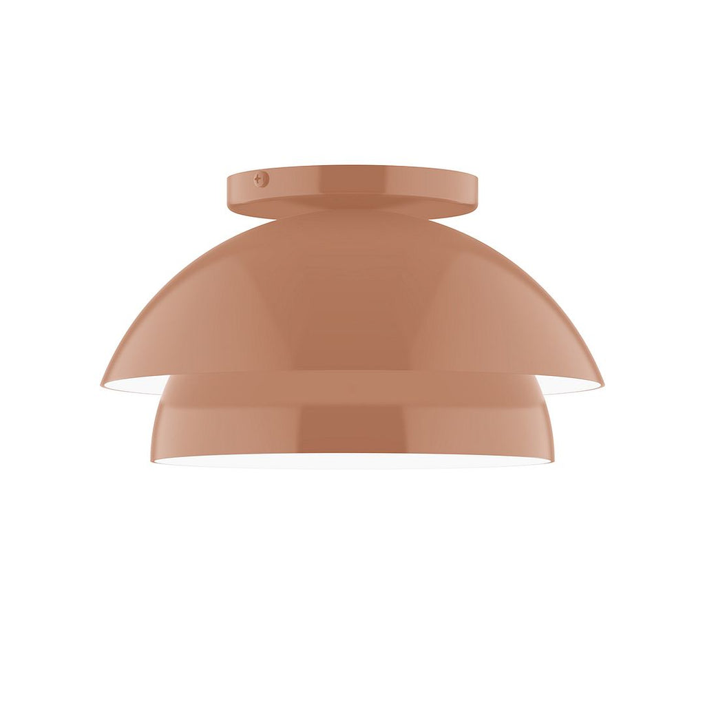 10" Nest Flush Mount, Terracotta - FMDX445-19