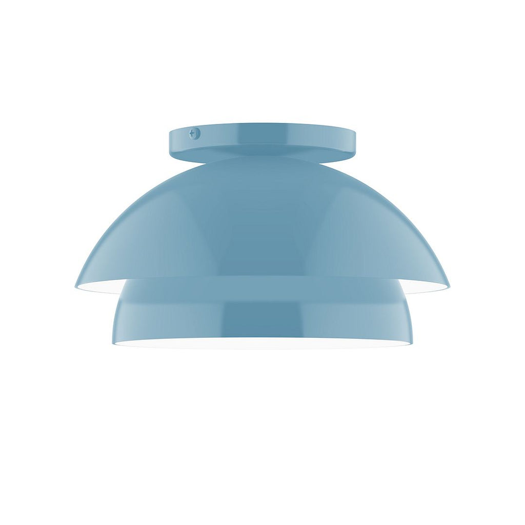 10" Nest Flush Mount, Light Blue - FMDX445-54