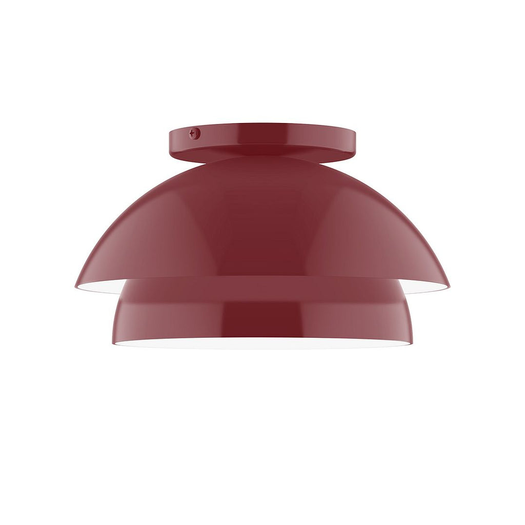 10" Nest Flush Mount, Barn Red - FMDX445-55