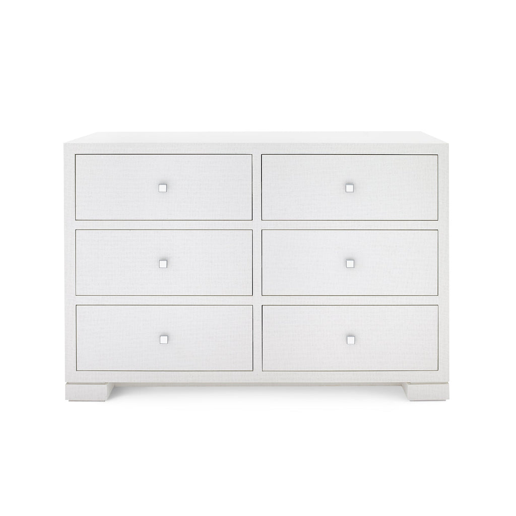 Frances Extra Large 6-Drawer - Chiffon White